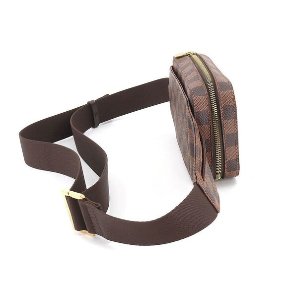 Louis Vuitton Damier Jeronimos Body Bag Waist Pouch Ebene Brown - Picture 3 of 8